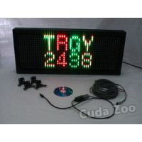Affordable LED TRGY-2438 Tri Color Programmable Message Sign, 32 x 79